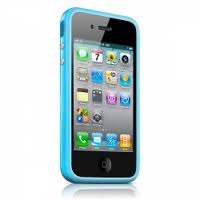 Бампер Apple MC670ZM/B для  iPhone 4/4S. Голубой