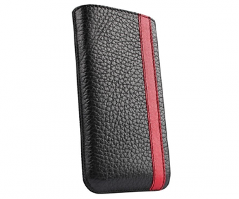 Sena Corsa Pouch for iPhone 4/4S - Black/Red 