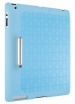 Ozaki iCoat Slim - Y+ for New iPad, Blue/Art Deco