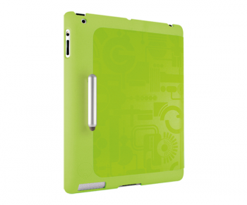 Ozaki iCoat Slim - Y+ for New iPad, Green/Mechanis 