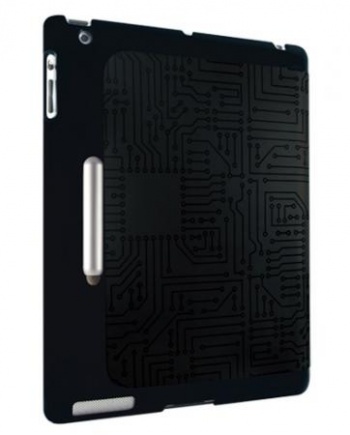Ozaki iCoat Slim - Y+ for New iPad, Black/Futurism 