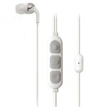 Scosche Headphones Sport w.Remote/Mic - White 