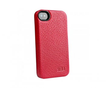 Sena Leather iPhone4/4S Lugano SnapCase-Pebble-Red 