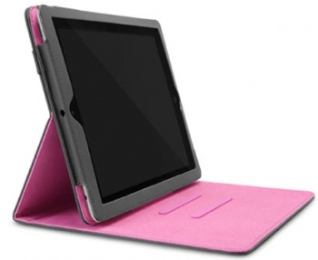 Incase Book Jacket Select for iPad 2 - Grey/Pink